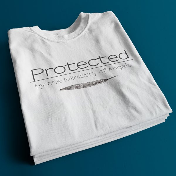 Protected by the Ministry of Angels T-shirt Capture Energy Clothing